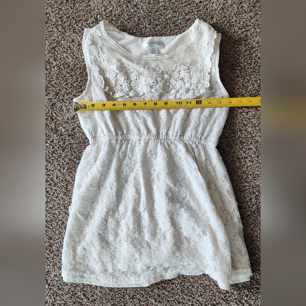 Motherhood Maternity Small Lace White Shirt